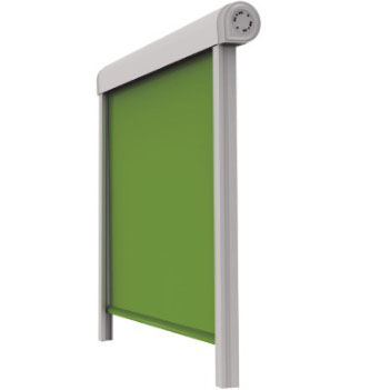 Külső sínvezetésű görgős árnyékolók