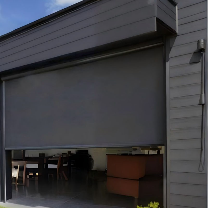 Feltekerhető szélálló drapéria